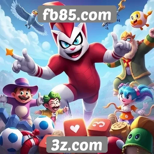 Variedade de jogos disponíveis no fb85.com