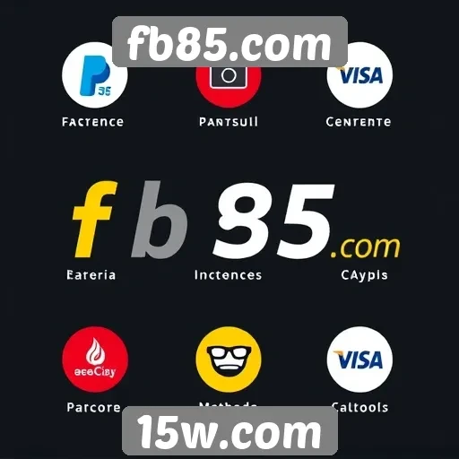 Métodos de pagamento aceitos pelo fb85.com